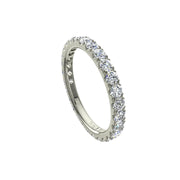 Alliance Gabriela diamants ronds 1.20 carat or blanc